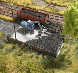 Busch 1045 Coal stockpile with buck loader