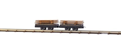 Busch 12218 Two Wagons with planks
