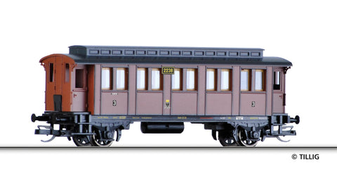 Tillig 13121 3rd Class Passenger Coach Of The KPEV Ep I