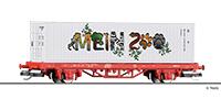 Tillig 17483 START-Container car Mein Zoo with load