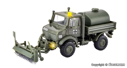 Kibri 18066 Military Unimog With Sweeper