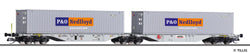 Tillig 18068 Container Car Sggmrs Of The Hupac AG Ch With Two 40 Container Ep VI