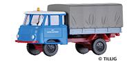 Tillig 19034 Truck Robur LO 1801 platform/tarpaulin "LPG Roter Oktober"