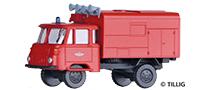 Tillig 19036 Truck Robur LO 1801 Box Feuerwehr - Kommandowagen
