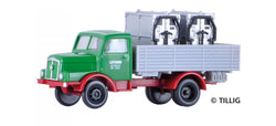 Tillig 19057 TT Truck H3A high bed loaded with rolling stock containers