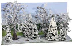 Heki 2101 Snowy Trees And Firs 7-14cm x10