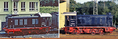 Brawa 41636 Diesel Locomotive V36 DGEG DB set of 2 Doppeltes Lottchen DC Digital EXTRA