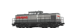 Brawa 41704 Diesel Locomotive BR 203 STRABAG DC Analogue BASIC