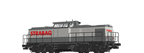Brawa 41704 Diesel Locomotive BR 203 STRABAG DC Analogue BASIC