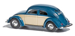 Busch 42780 OO/HO VW Beetle / Pretzel window two-tone, blue