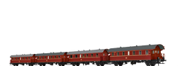 Brawa 46787 Passenger Coaches Bif-29 ABib-29 Bib-28 and Bib-28 DB 4-unit AC