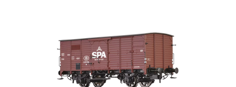 Brawa 49886 Covered Freight Car G10 Spa Monopole SNCB