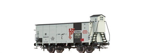 Brawa 50705 Covered Freight Car G10 Schsische Union Biere DR