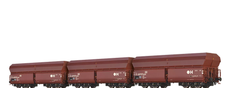 Brawa 50879 Bulk Goods Cars Fads 176 DB set of 3