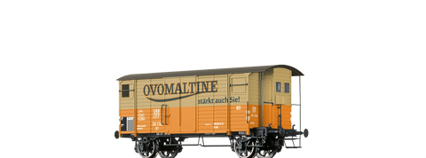 Brawa 50973 Covered Freight Car K2 Ovomaltine SBB