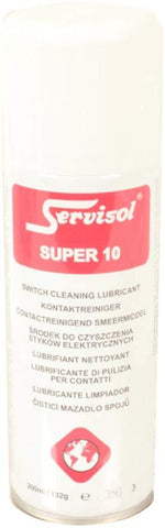 Super 10 Switch Contact Cleaner Dirt Remover Tarnish Grease Dust 200ml