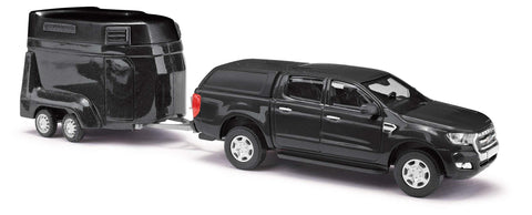 Busch 52814 Ford Ranger With Horse Trailer