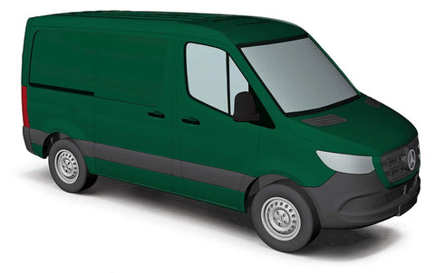 Busch 53402 Mercedes Sprinter Van Green