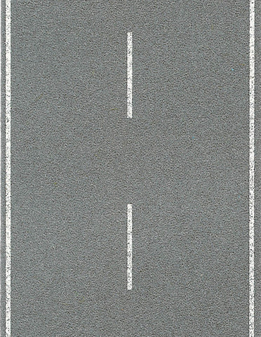 Heki 6572 HO Self Adhesive Roadway Concrete, Two lanes 8 x 100cm
