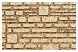 Heki 70012 HO TT Hewn Natural Stone Wall 28 x 14 cm x2