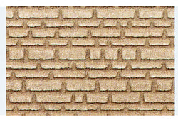 Heki 70022 HO TT Sandstone Wall 28 x 14 cm x2