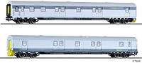 Tillig 70043 Set of the Rail Adventure GmbH with two baggage cars Dmz and loco-buggy-set, Ep. VI