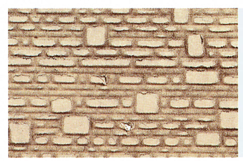 Heki 70132 N Z Hewn Natural Stone Wall 28 x 14 cm x2