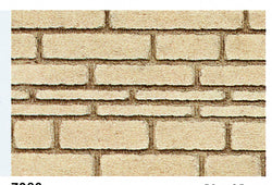 Heki 70602 O 1 HO Hewn Natural Stone Wall 50 x 25cm x2