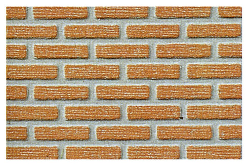 Heki 72252 O 1 HO Brick 40 x 20cm x2