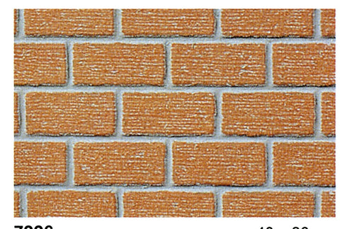 Heki 72262 O 1 HO Brick 40 x 20cm x2