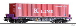 Tillig 76775 Flat Car Sgmmns 4505 Of The ERR European Rail Rent Gmbh With Load Ep VI