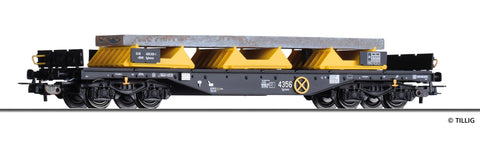 Tillig 76781 Flat Car Sgmmns 4505 Of The On Rail GmbH With Load Ep VI
