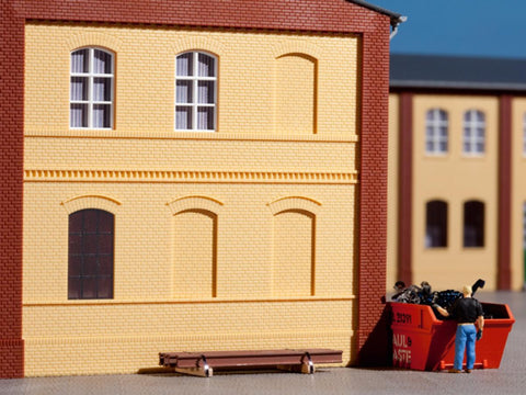 Auhagen 80206 OO/ HO Yellow brick filled window