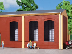 Auhagen 80503 OO/HO Red brick walls with industrial windows
