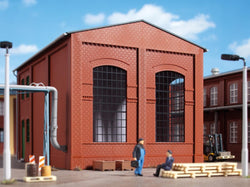 Auhagen 80510 OO/HO Red brick walls with industrial windows