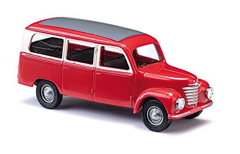 Busch 8682 Red and Beige Framo Bus