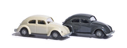 Busch 89131 HO VW Beetle Dark Grey