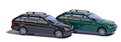 Busch 89137 HO Green Mercedes C-Class Estate