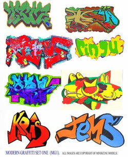 Graffiti Transfers Type 1A N Scale