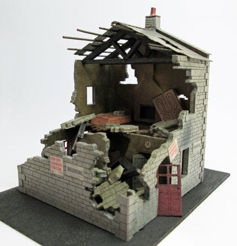 Ruined House Kit N Scale