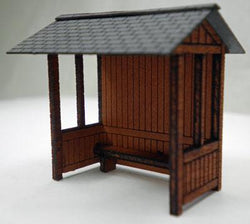 Wooden Bus Stop Kit OO Scale