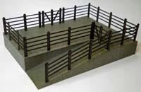 Lineside Cattle Dock Wood Kit OO Scale