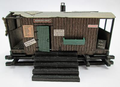 Guards Van Allotment Shed Kit OO Scale