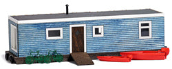 Busch 1439 Blue Wooden House Boat