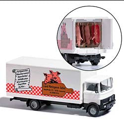 Busch 40702 Mercedes Benz Lp809 Meat Lorry