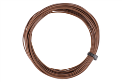 TWIN Decoder Wire Stranded 6m Brown/ Brown Reel