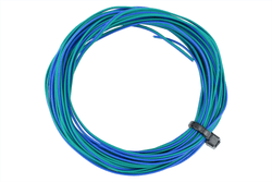 Twin Decoder Wire Stranded 6m Green/Blue Reel