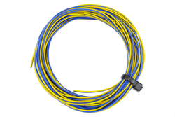 TWIN Decoder Wire Stranded 6m Yellow/Blue Reel