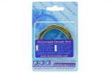 TWIN Decoder Wire Stranded 6m Yellow/Blue Packaged