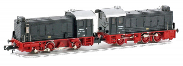 Hobbytrain 2878 Set of two (Double-Lok) Diesel Locomotive class V36 of the DB, epoch III